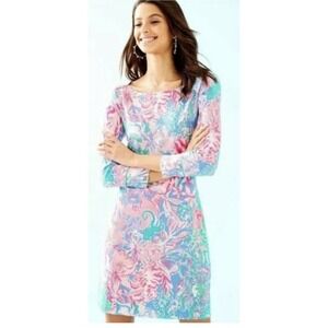 EUC!‎ Lilly Pulitzer Sophie Dress Size Large UPF 50 Viva La Lilly